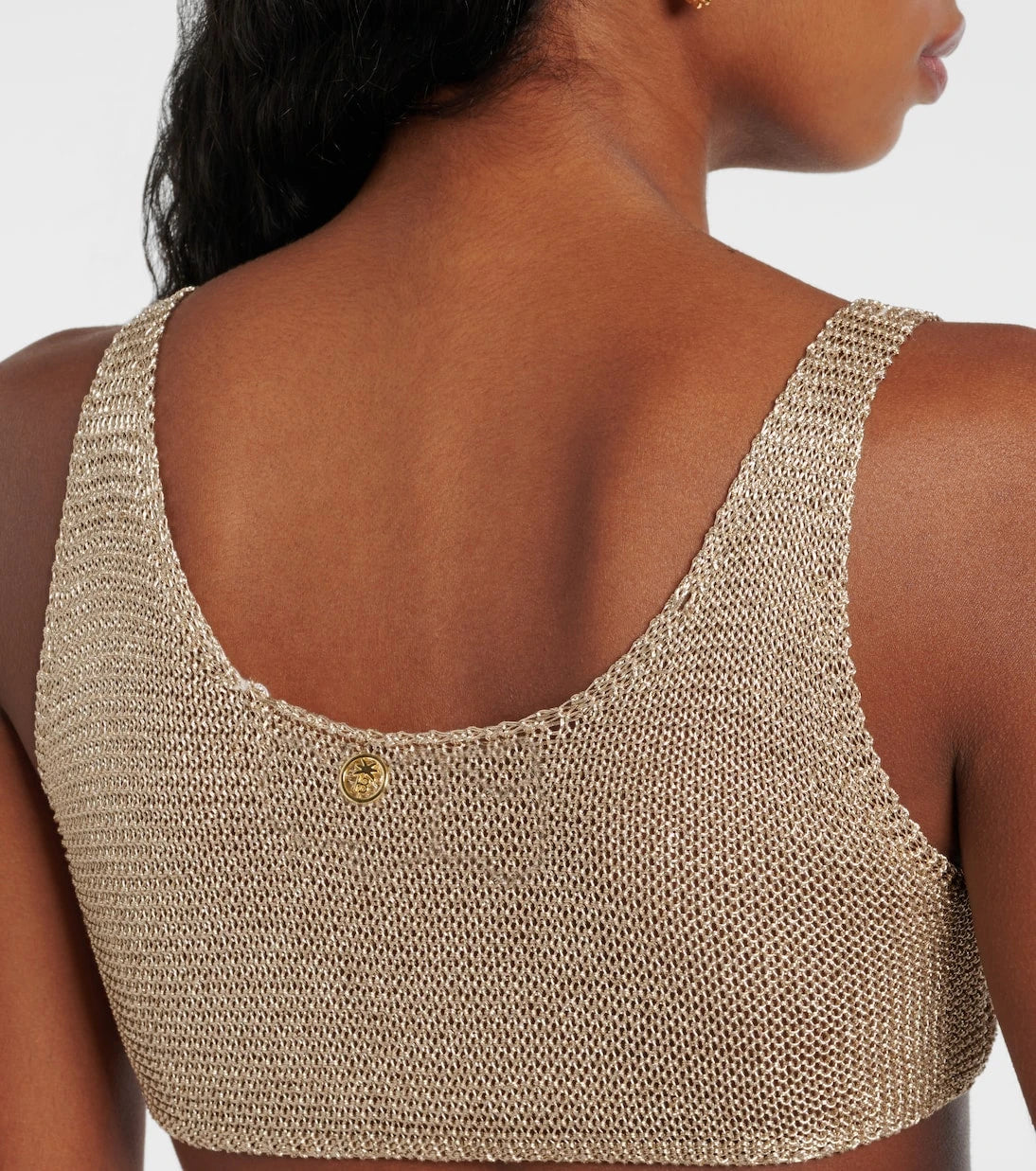 Bananhot - Knitted lamé bra top