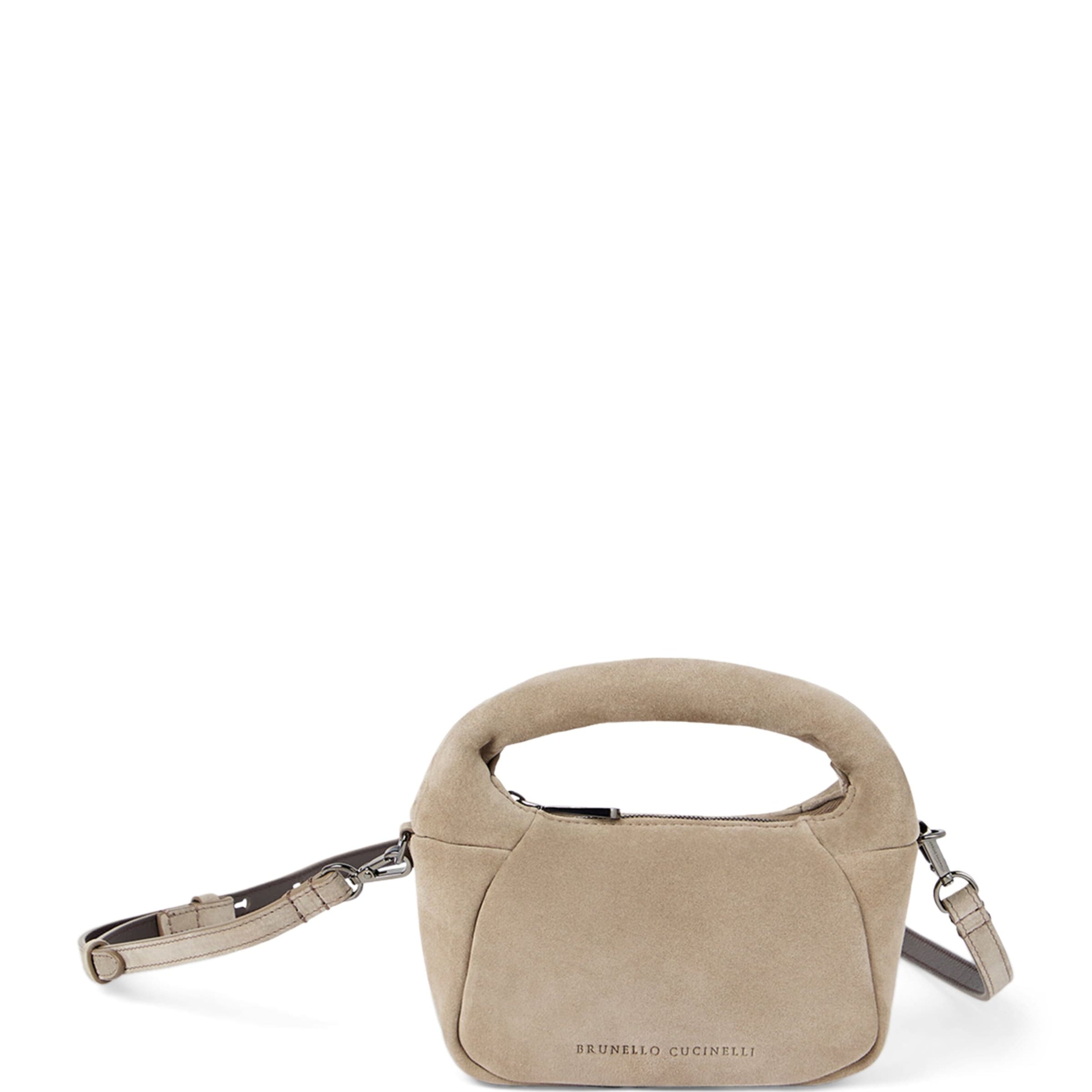 Mini Suede BC Duo Shoulder Bag
