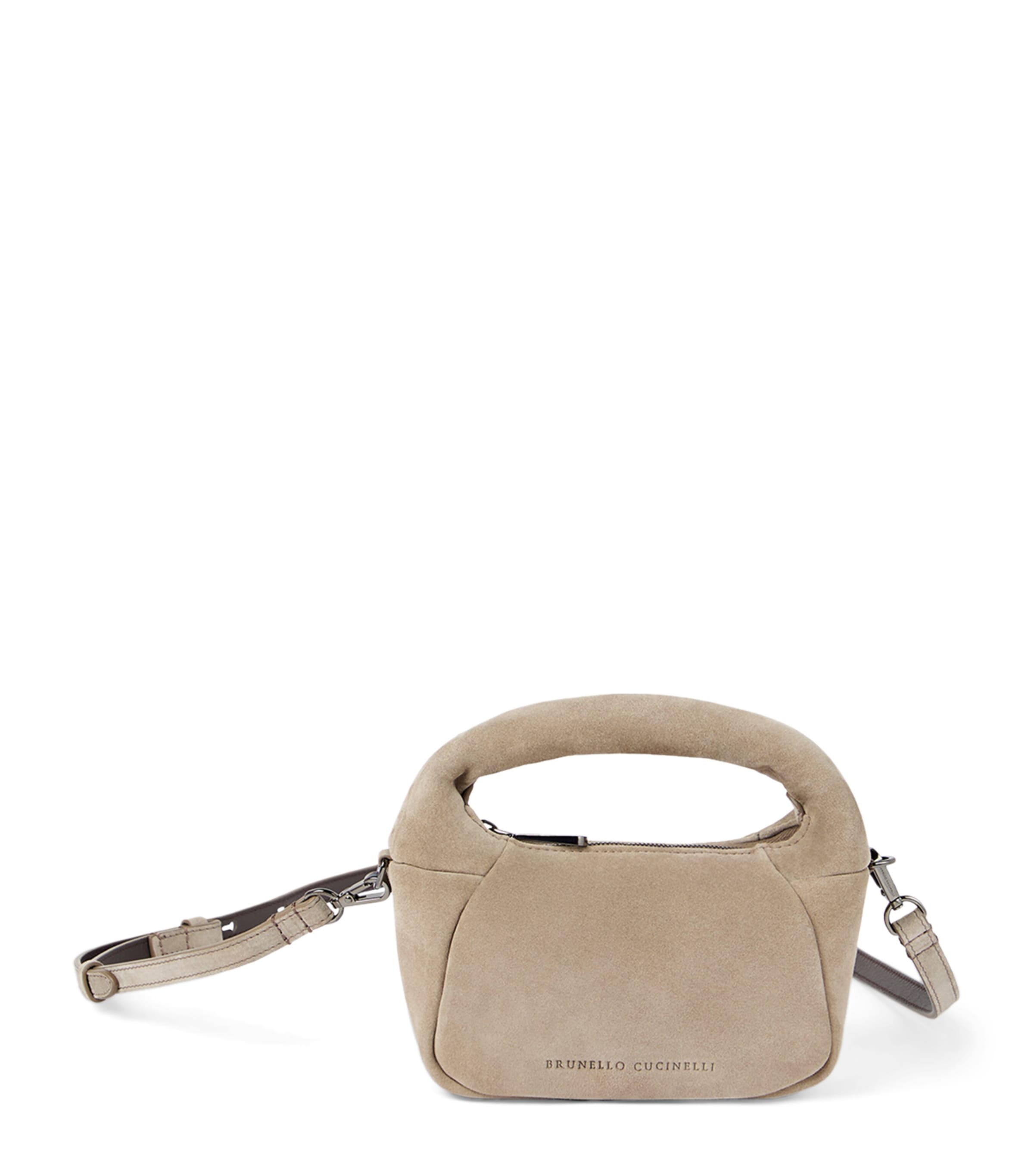 Mini Suede BC Duo Shoulder Bag