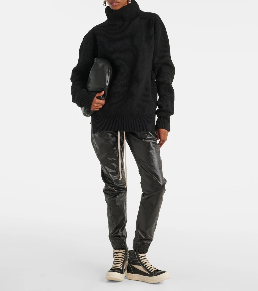 Rick Owens - Vintage leather high-top sneakers