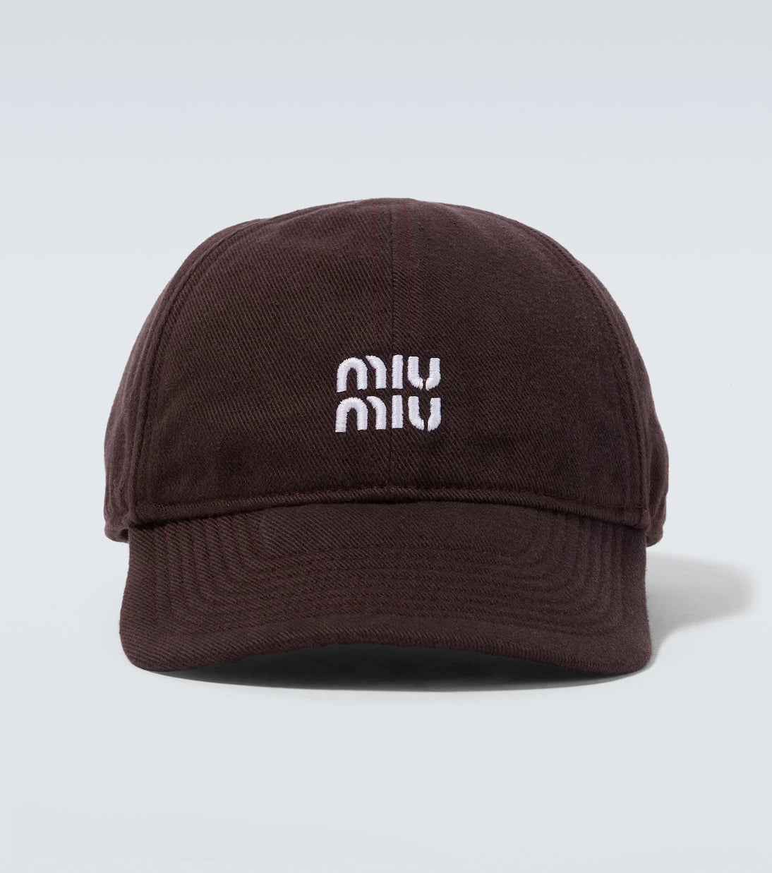 Miu Miu - Logo denim baseball cap