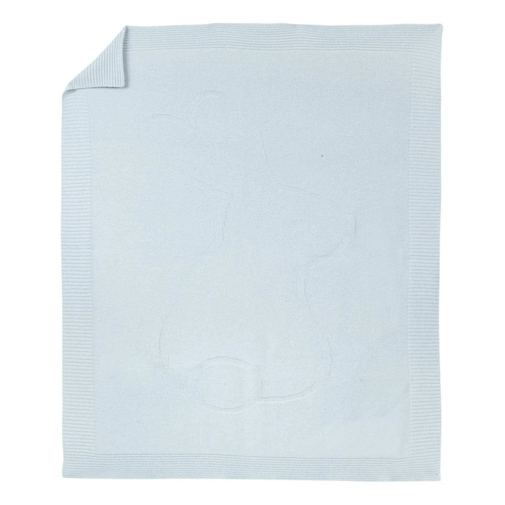 Tartine et Chocolat - Cashmere Rabbit Blanket | Light blue