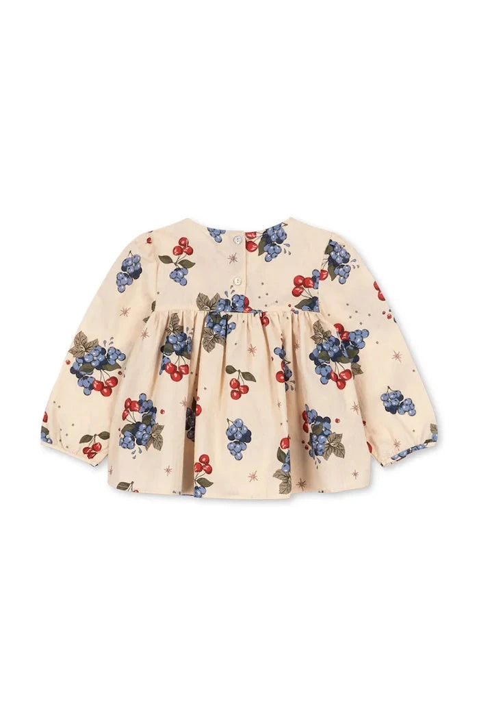 Konges Sløjd AVI LS BLOUSE GOTS Çocuk Pamuklu Bluz