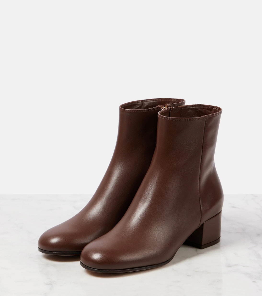 Gianvito Rossi - Joelle leather ankle boots