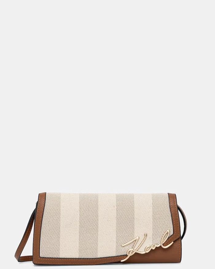 Karl Lagerfeld pamuk K/SIGNATURE kadın crossbody çanta