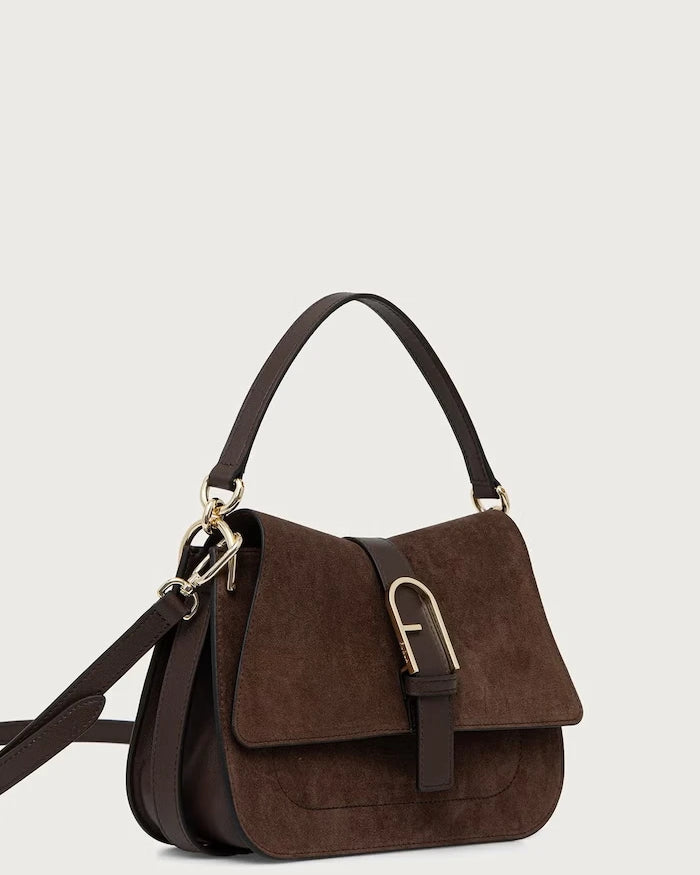 Furla süet kadın çapraz çanta