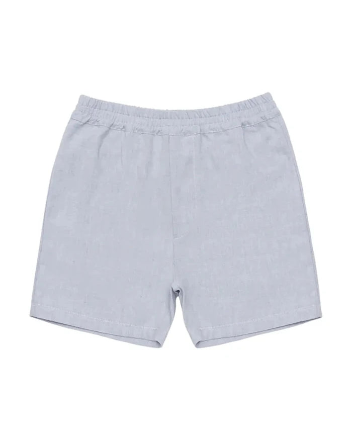 Donsje Çocuklar İçin Pamuklu Spor Şort Plom Shorts