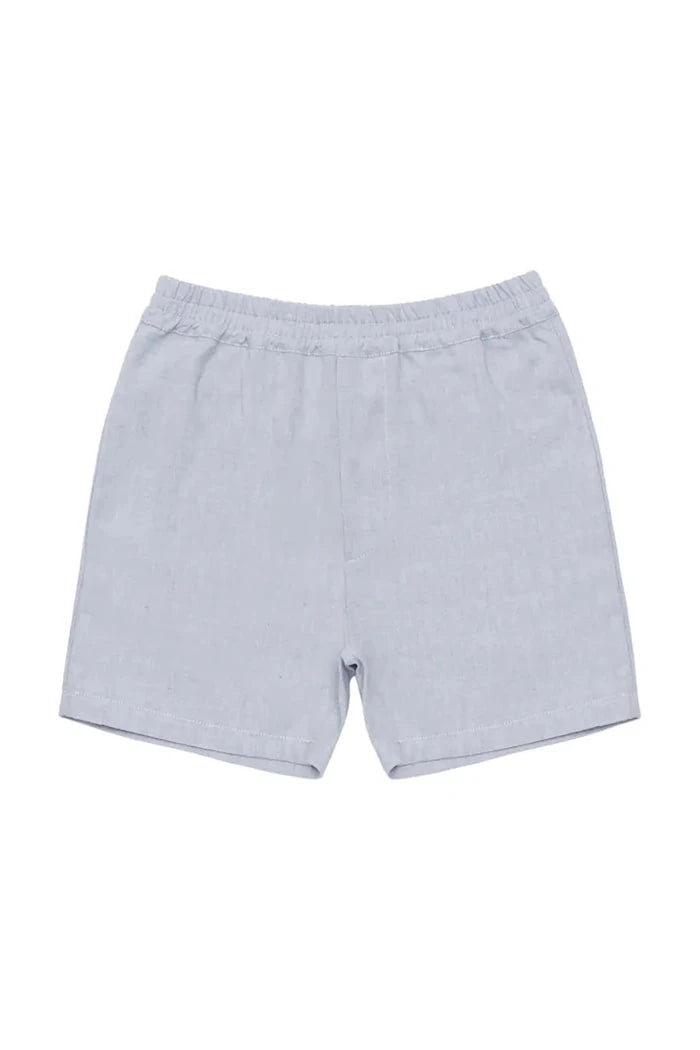 Donsje Çocuklar İçin Pamuklu Spor Şort Plom Shorts