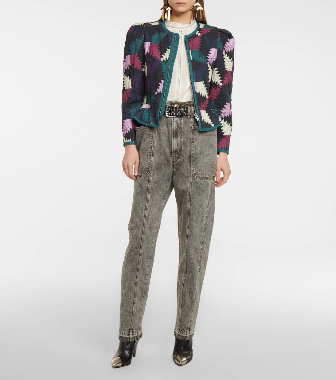 Marant Etoile - Hafileal printed cotton jacket