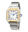 Stainless Steel and Yellow Gold Santos de Cartier Watch 39.8mm