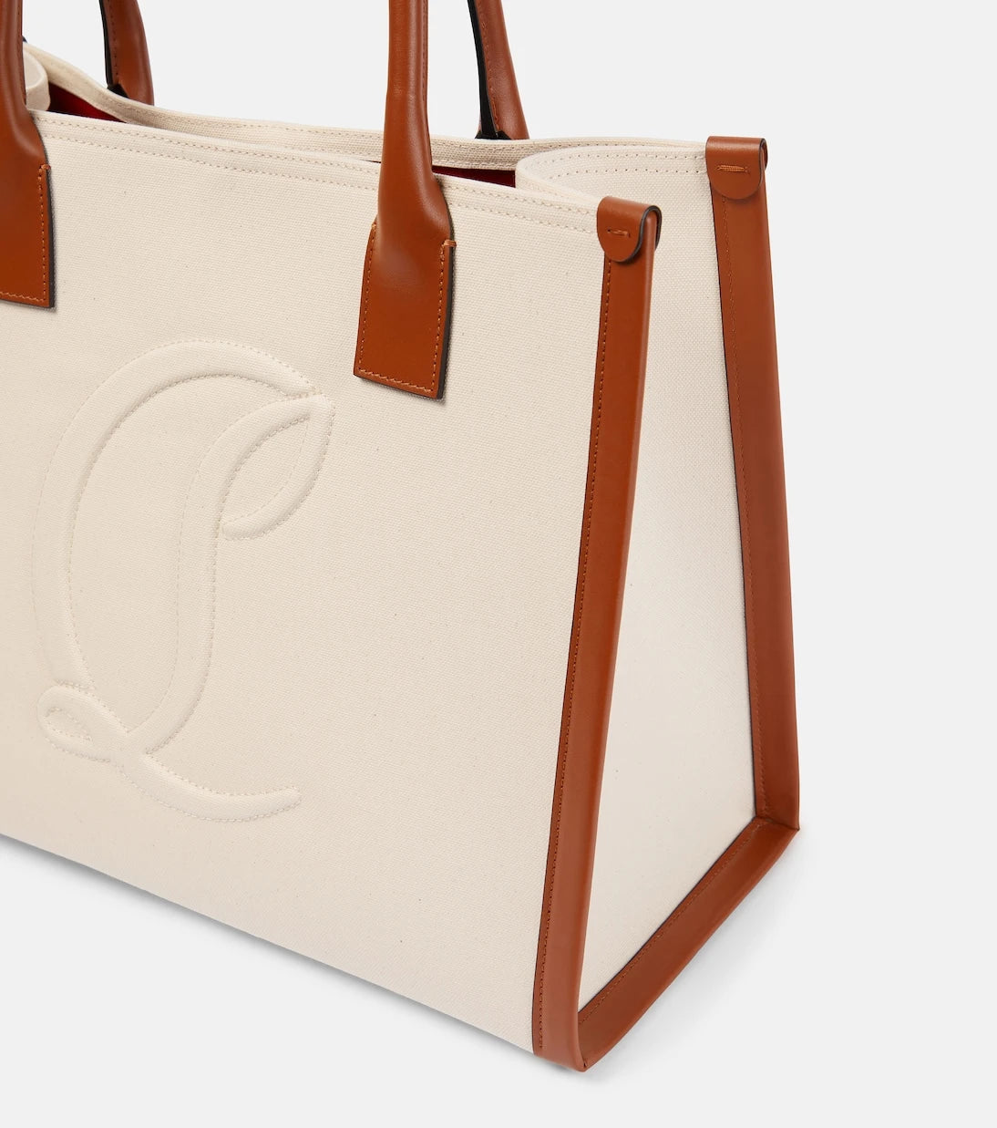 Christian Louboutin - By My Side E/W Large canvas tote bag