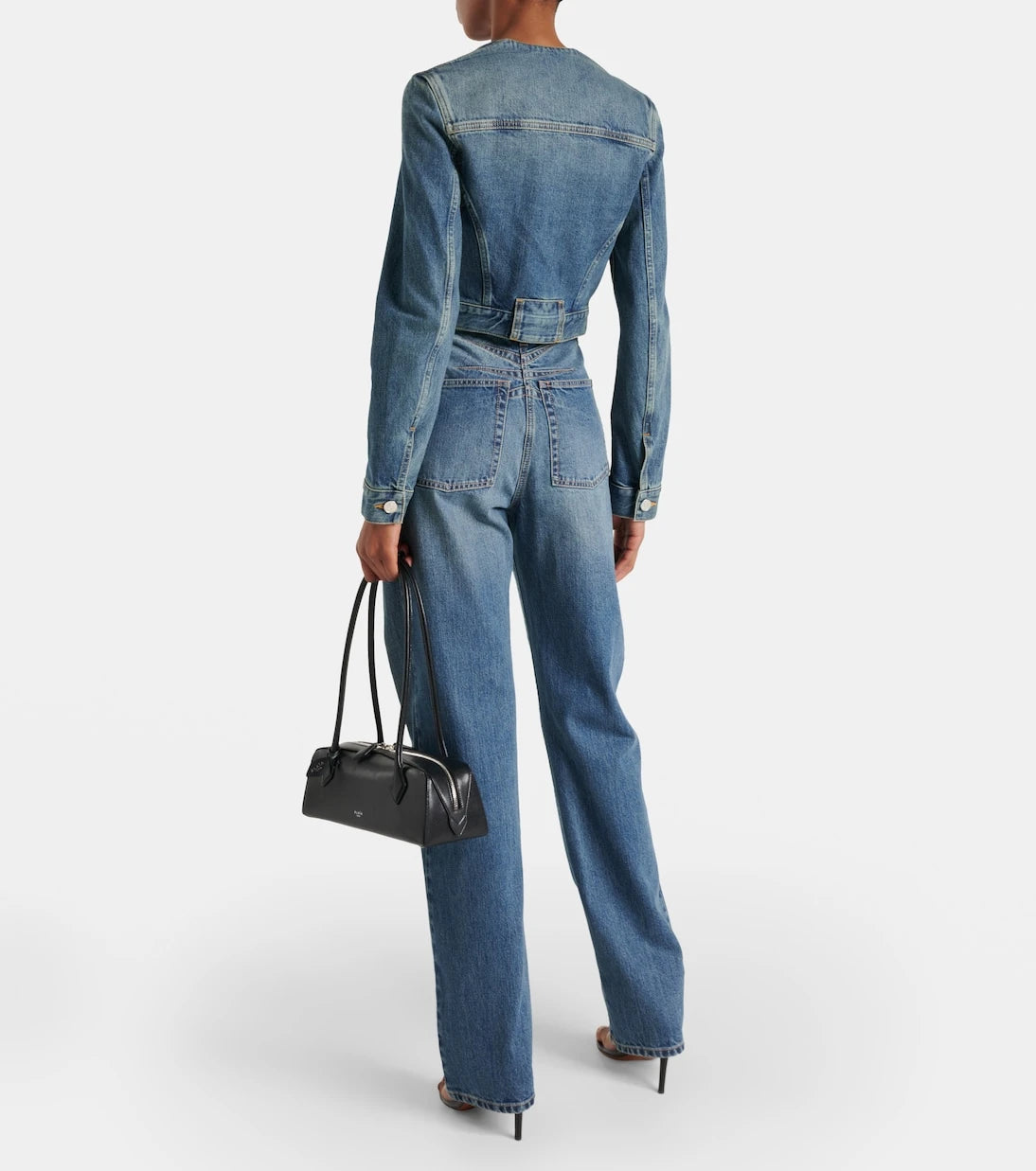 Alaïa - Cropped denim jacket