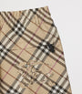 Burberry Beige Technical Check Mid-Rise Shorts