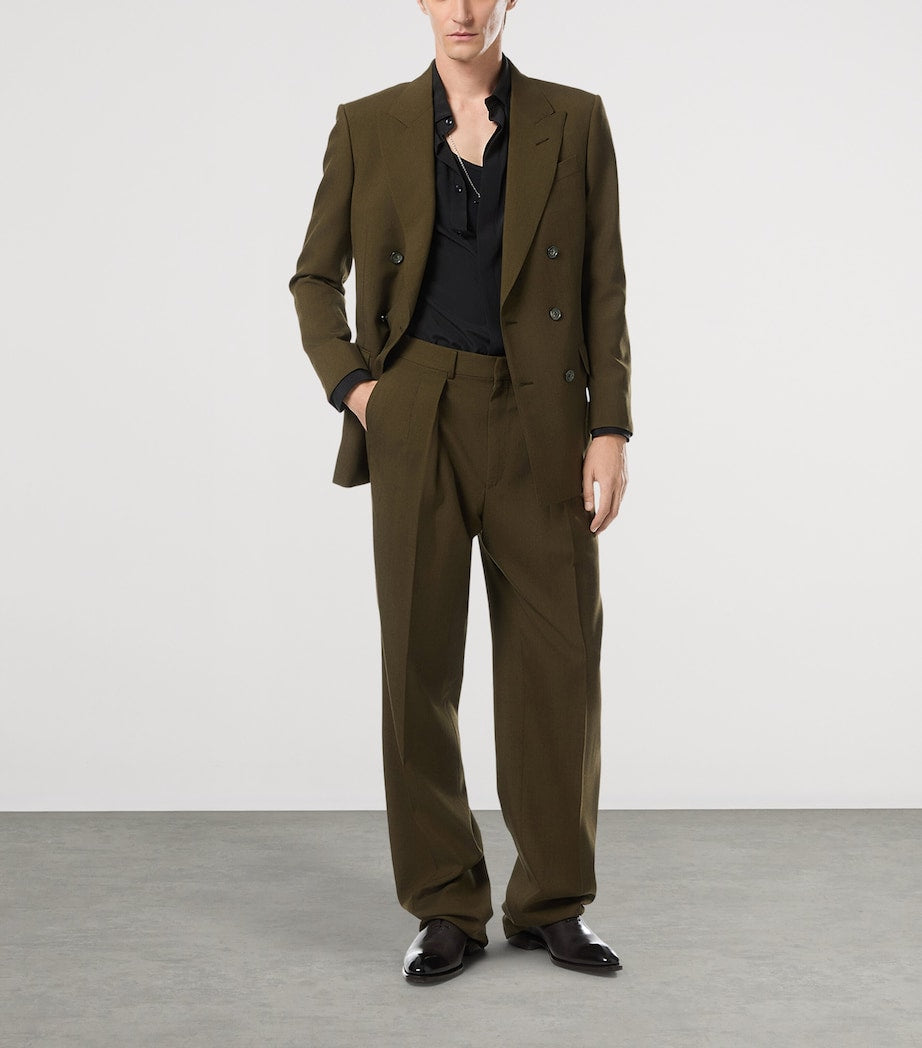 Wool-Cashmere-Silk Blazer