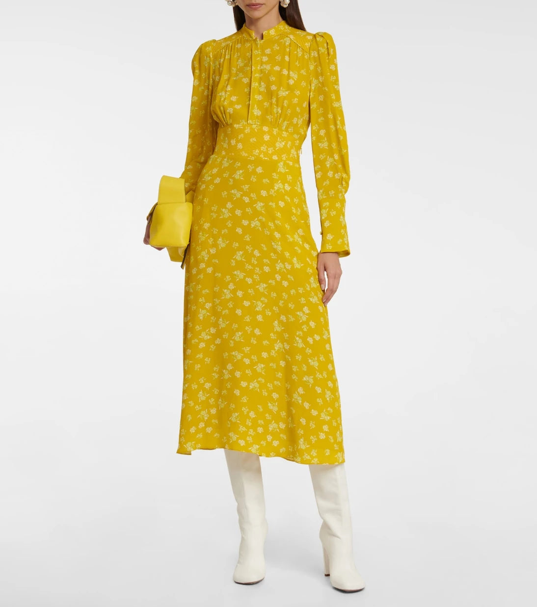 Dorothee Schumacher - Eccentric Floral silk-blend midi dress
