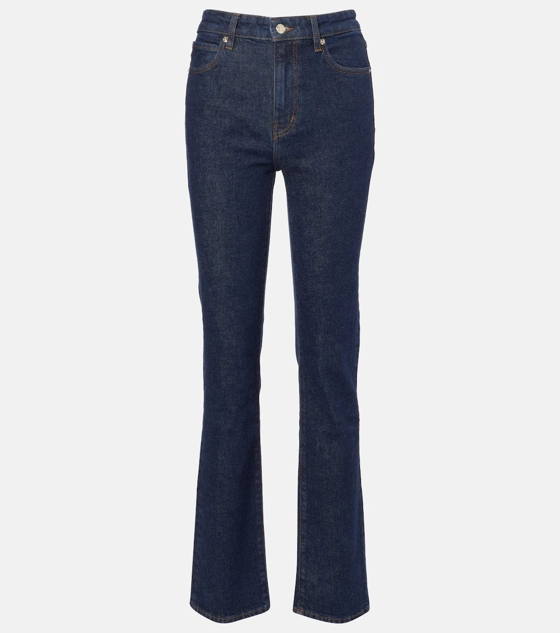 Frame - Ruler mid-rise straight jeans