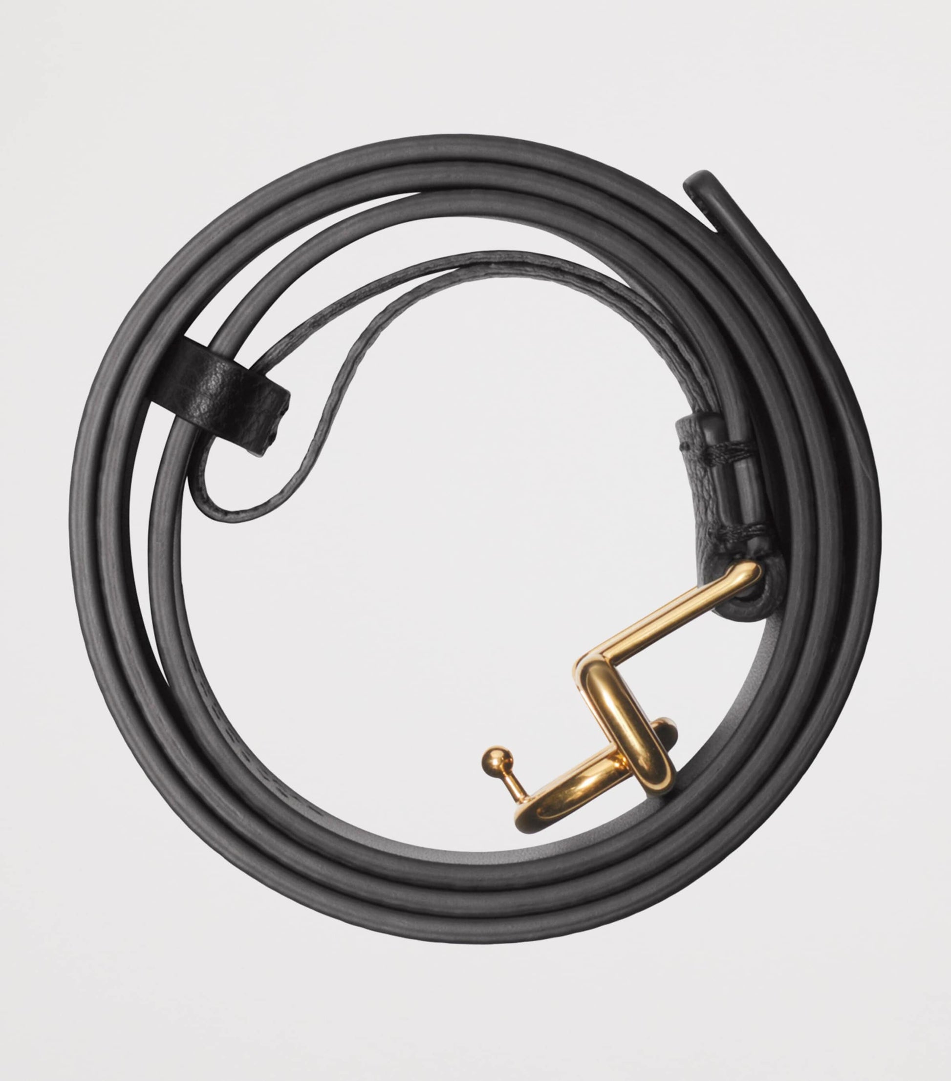 Black Leather Rocking Horse Belt