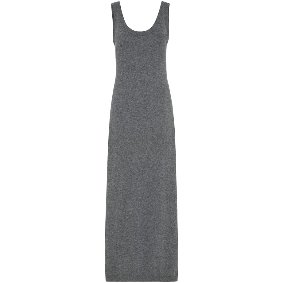 Grey Cashmere Maxi Dress