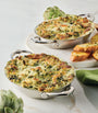 Stainless Steel Oval Au Gratin Dish (Set of 2)