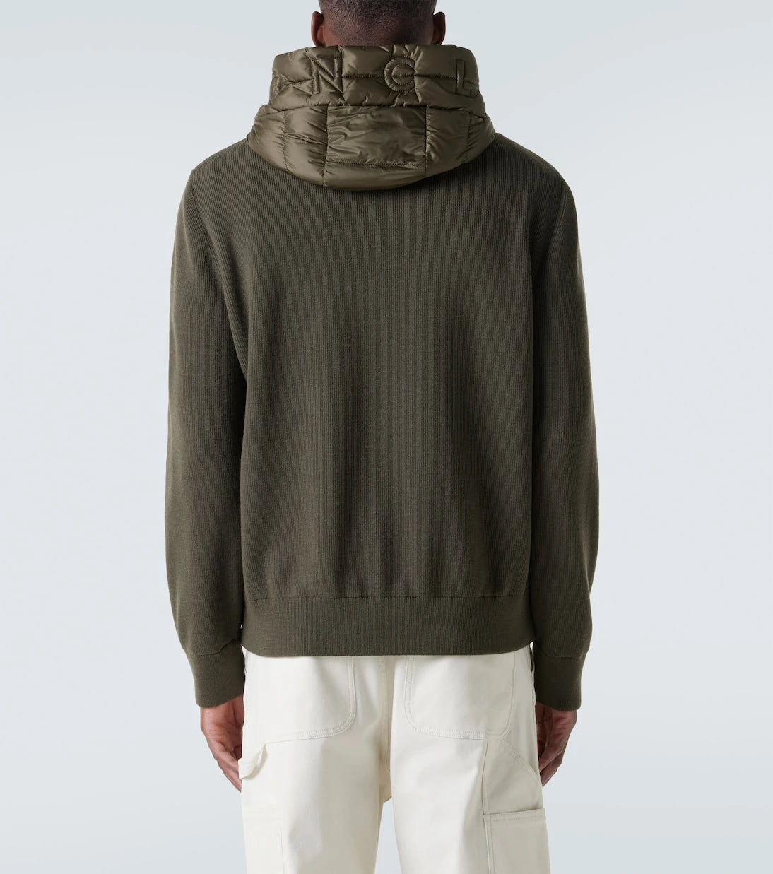 Moncler - Quilted wool and down jacket