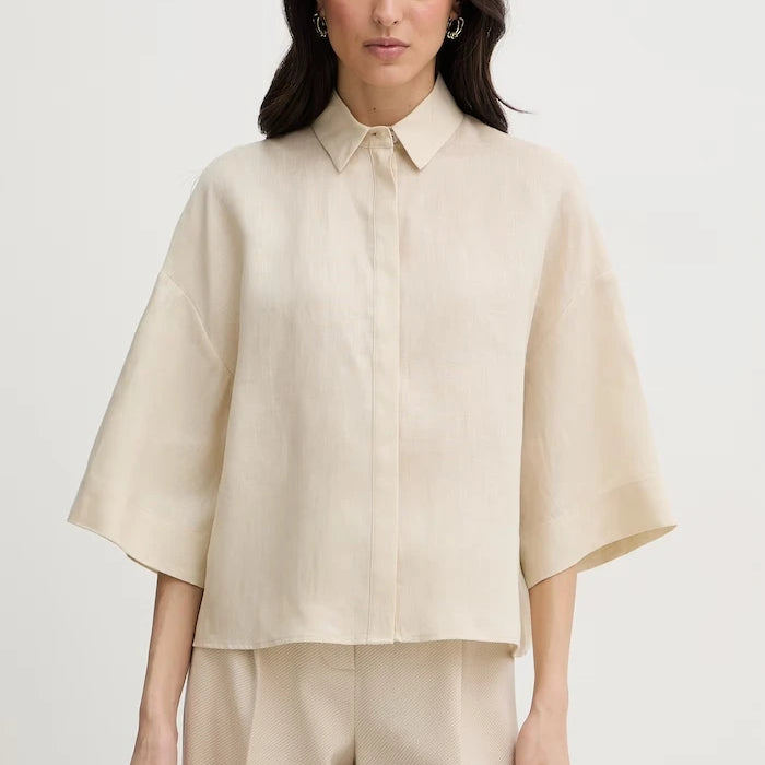 MM by Max Mara Риза дамска ленена RITO