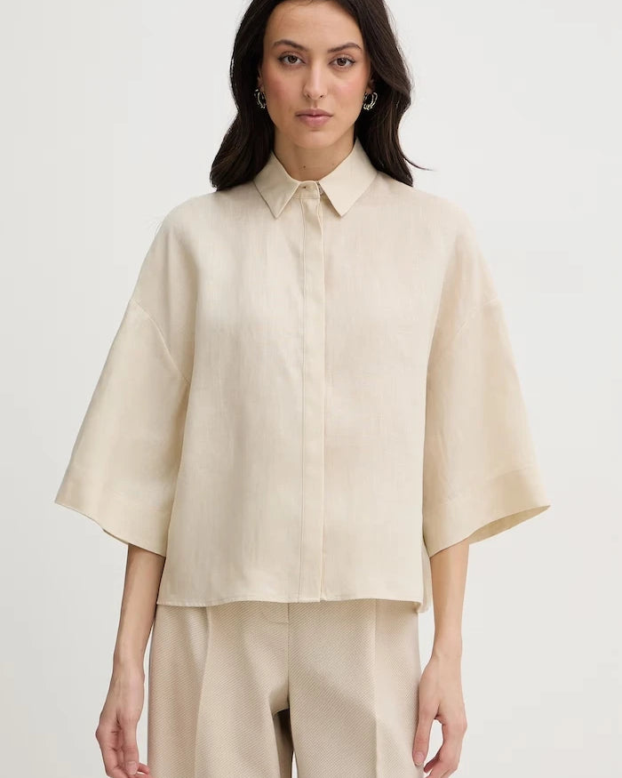 MM by Max Mara Риза дамска ленена RITO