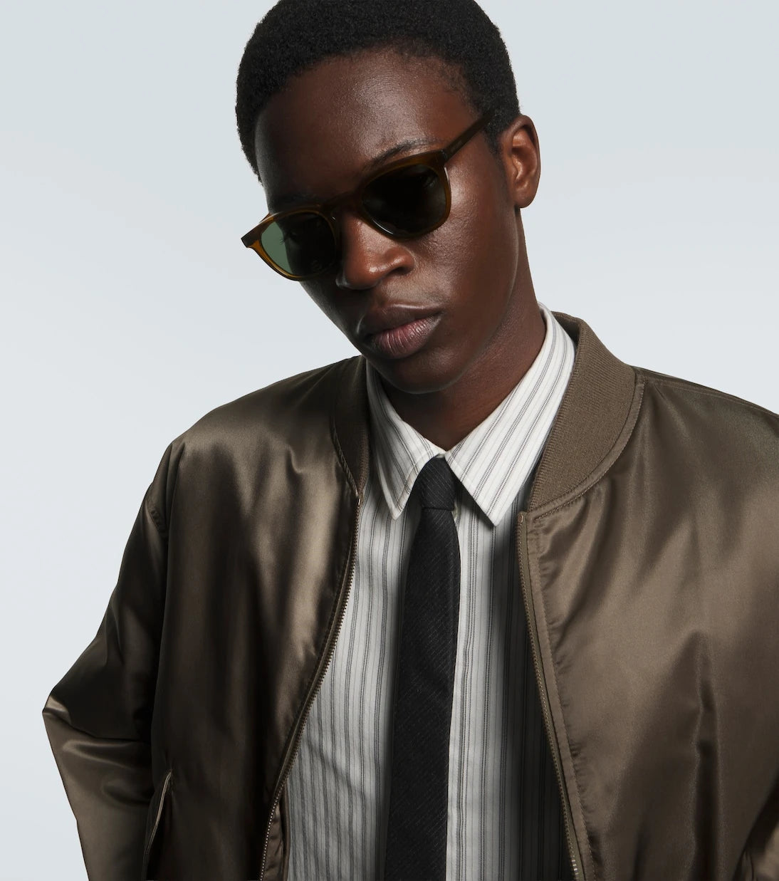 Saint Laurent - نظارات شمسية مستديرة SL 28