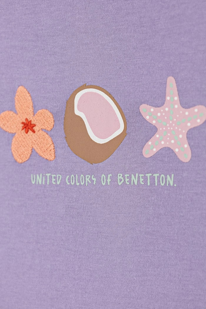United Colors of Benetton тениска за деца от памук