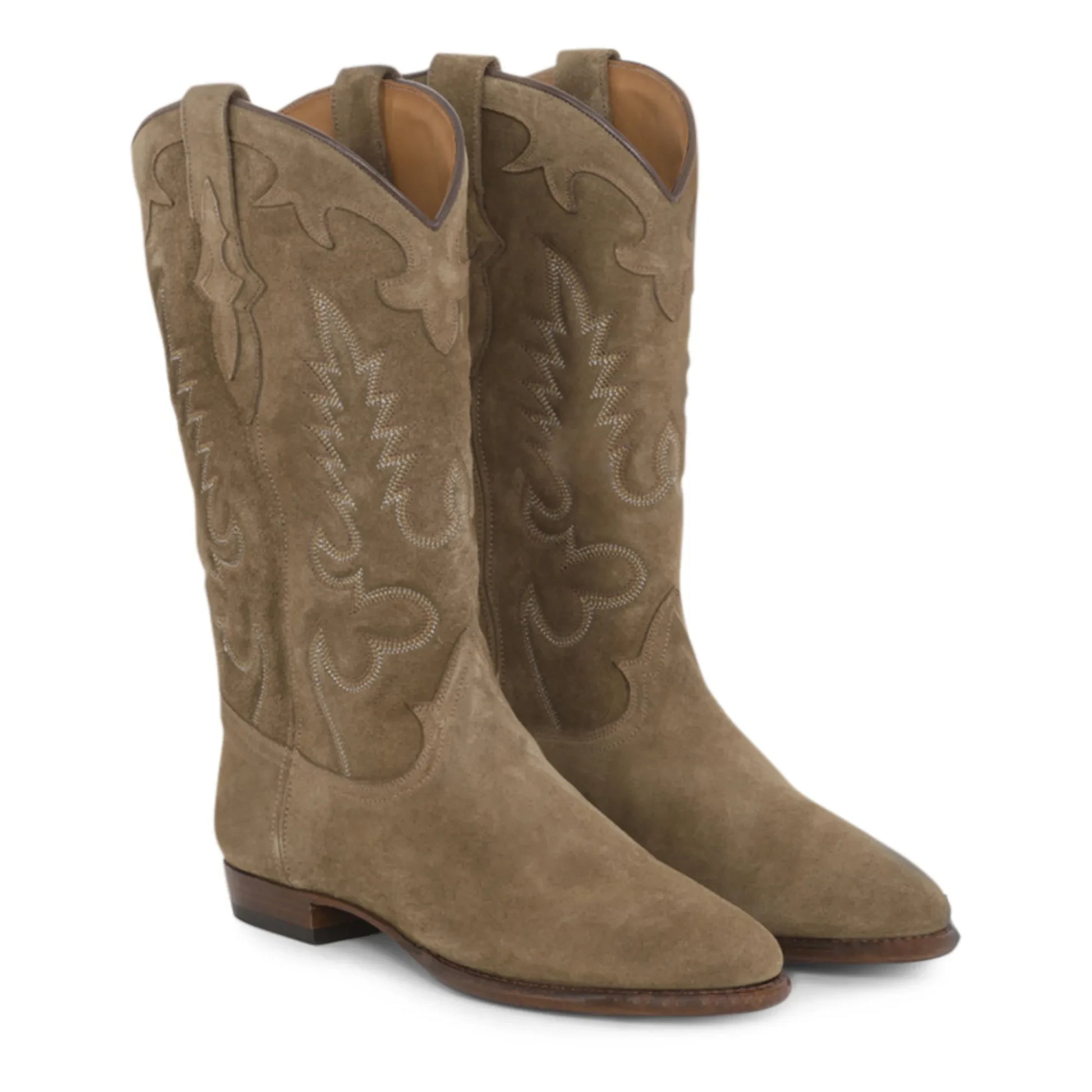 Shiloh Heritage - Midnight Suede Boots | Beige