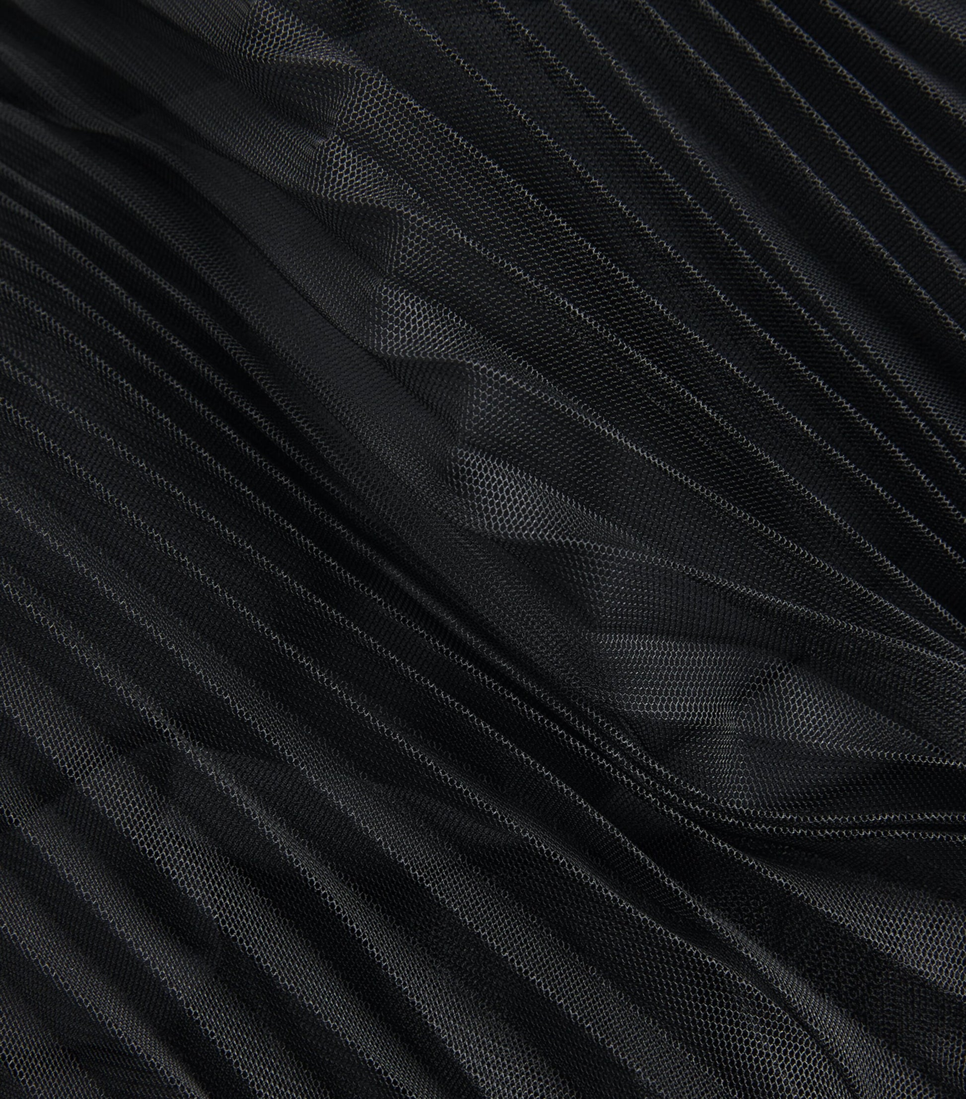 Fabiana Filippi Black Pleated Midi Skirt