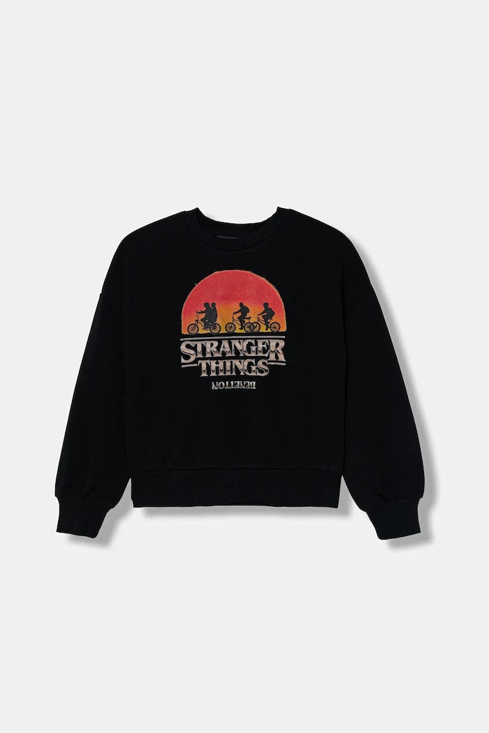 United Colors of Benetton Çocuk Pamuklu Sweatshirt