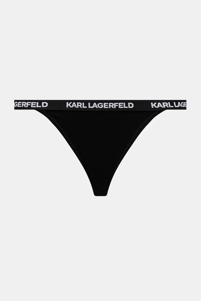 Karl Lagerfeld pamuklu elastanlı kadın bikini külot 3'lü