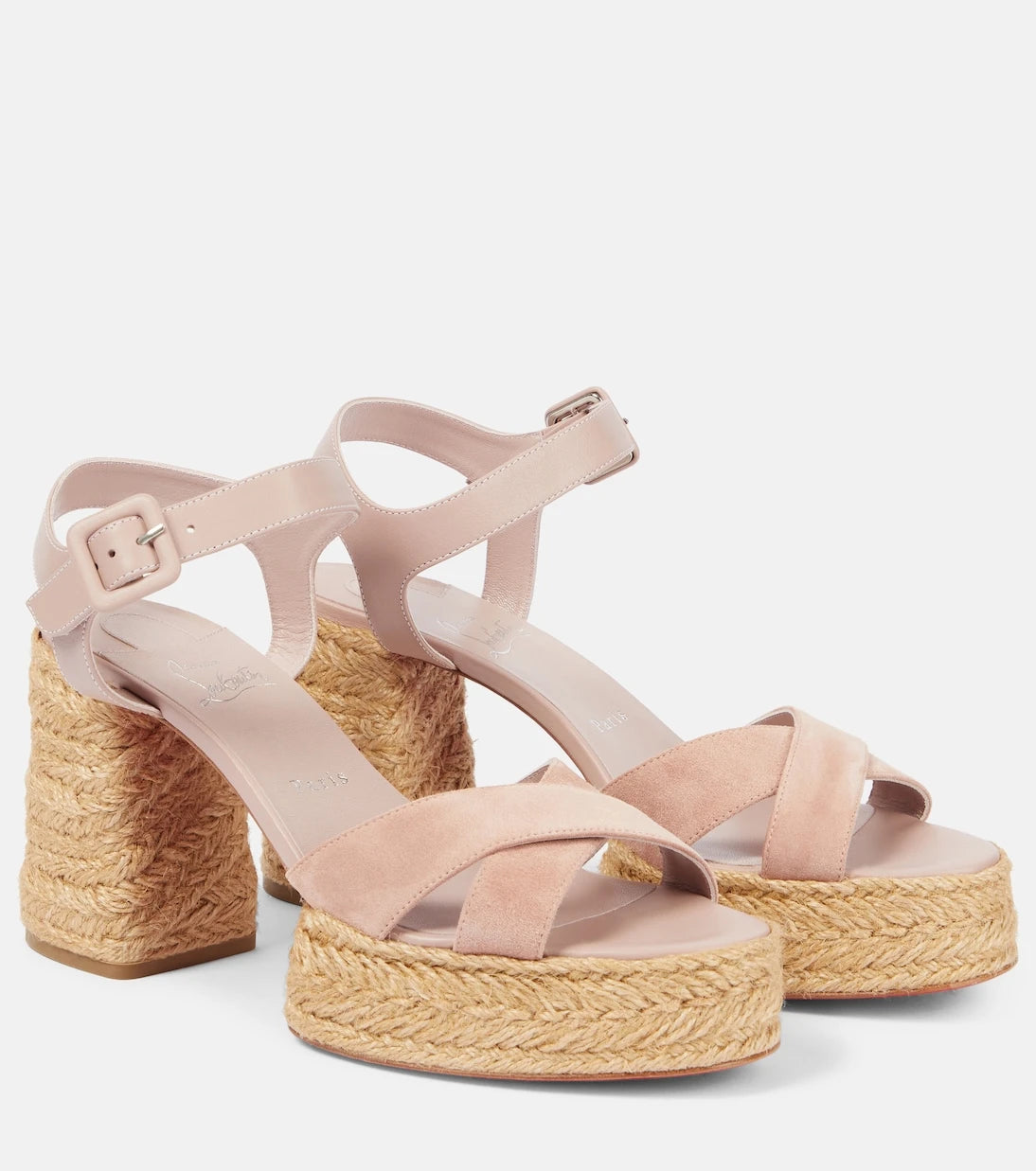 Christian Louboutin - Calakala leather espadrille sandals