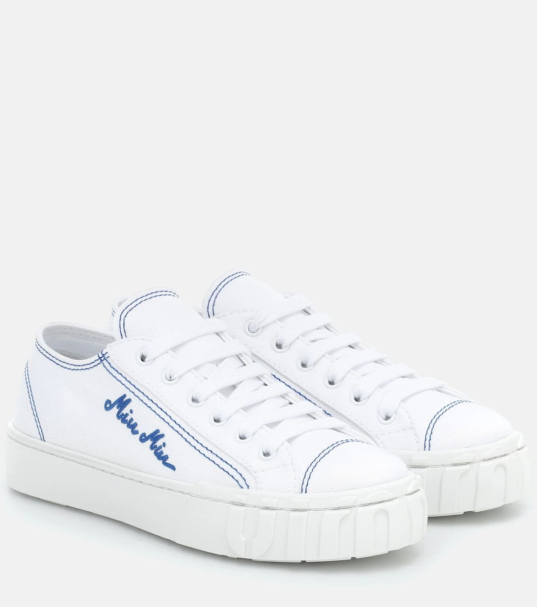 Miu Miu - Canvas sneakers