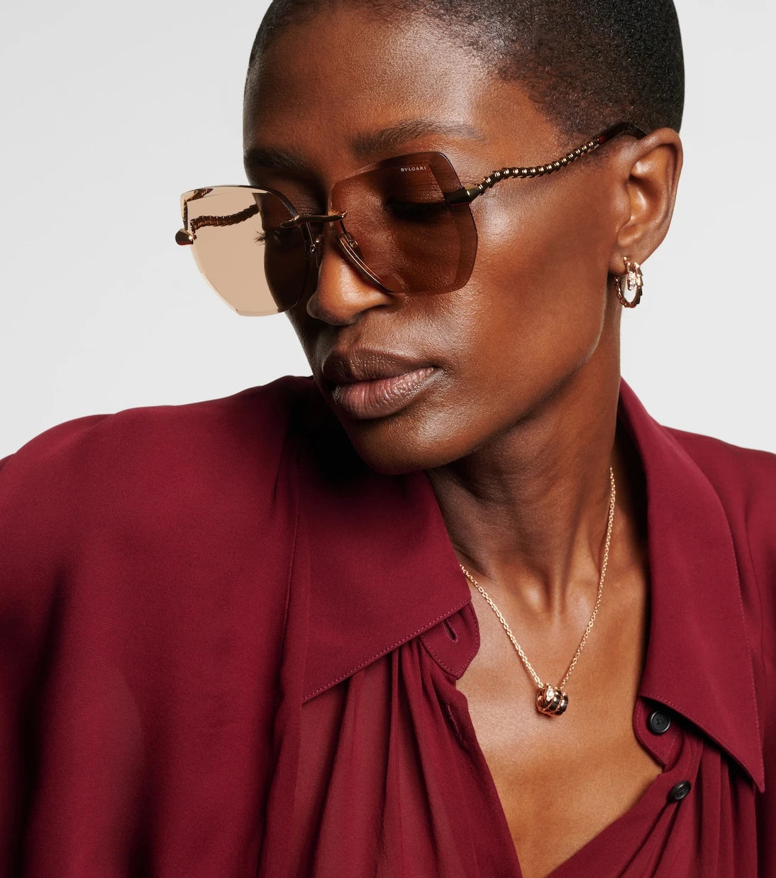 Bvlgari - Serpenti Viper oversized sunglasses