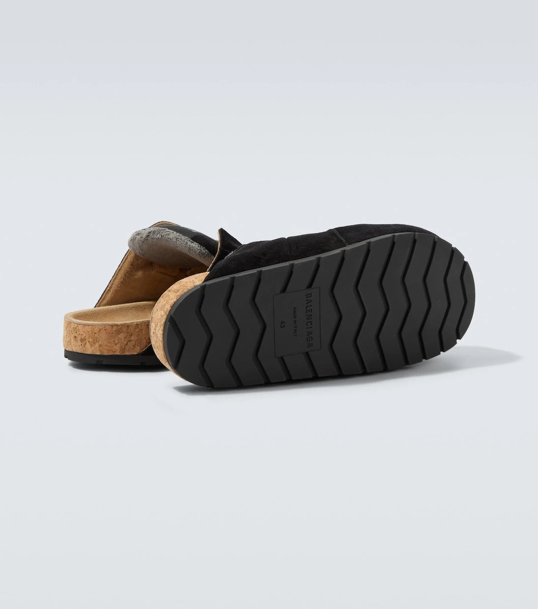 Balenciaga - Dumbo suede slides