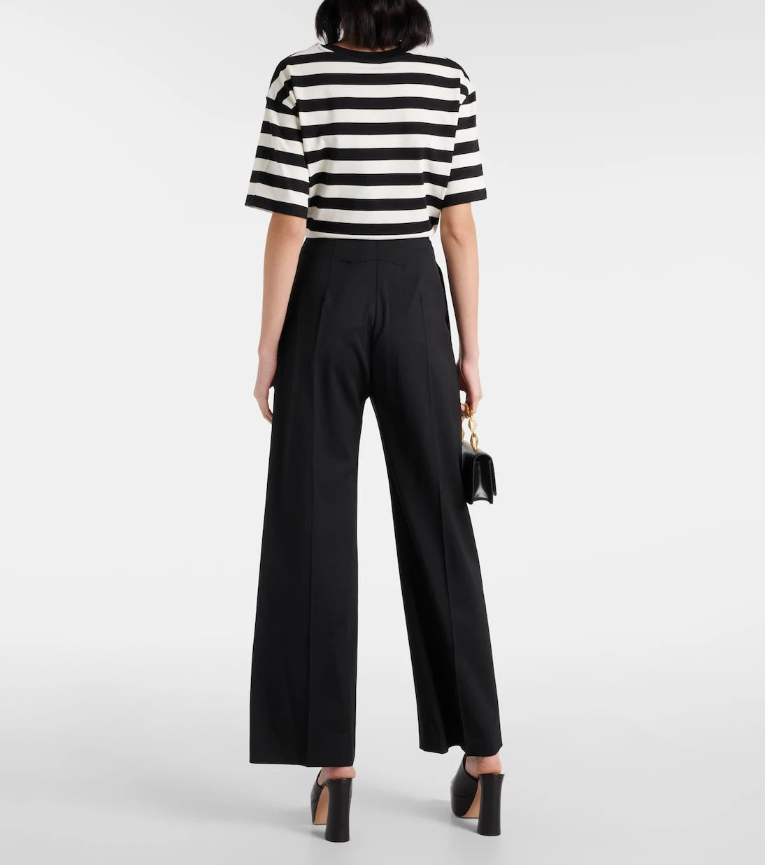Patou - Mid-rise wool-blend straight pants