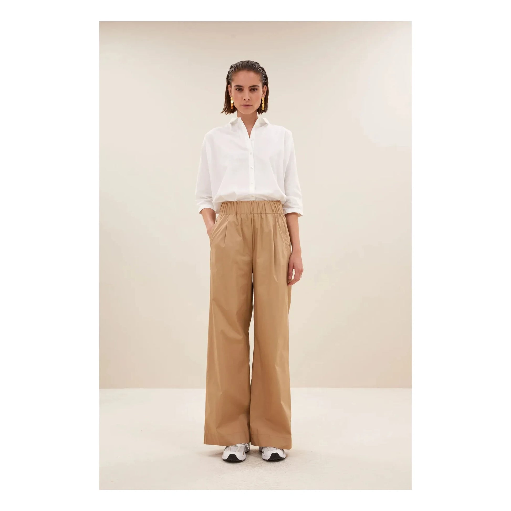 By Bar - Benji Cotton Poplin Trousers