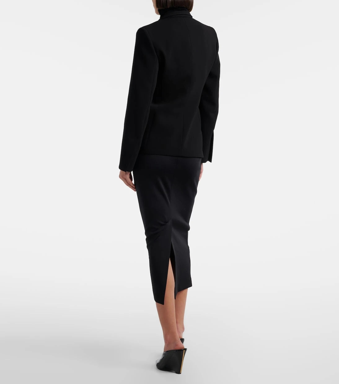 Max Mara - Piuma jersey pencil skirt