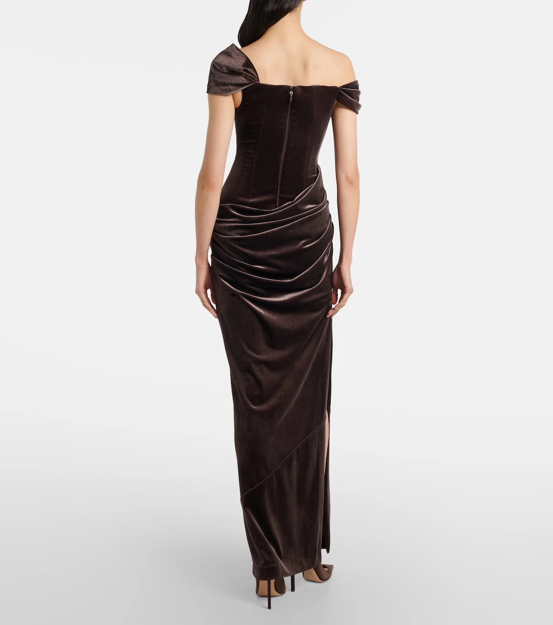 Alex Perry - Draped velvet gown