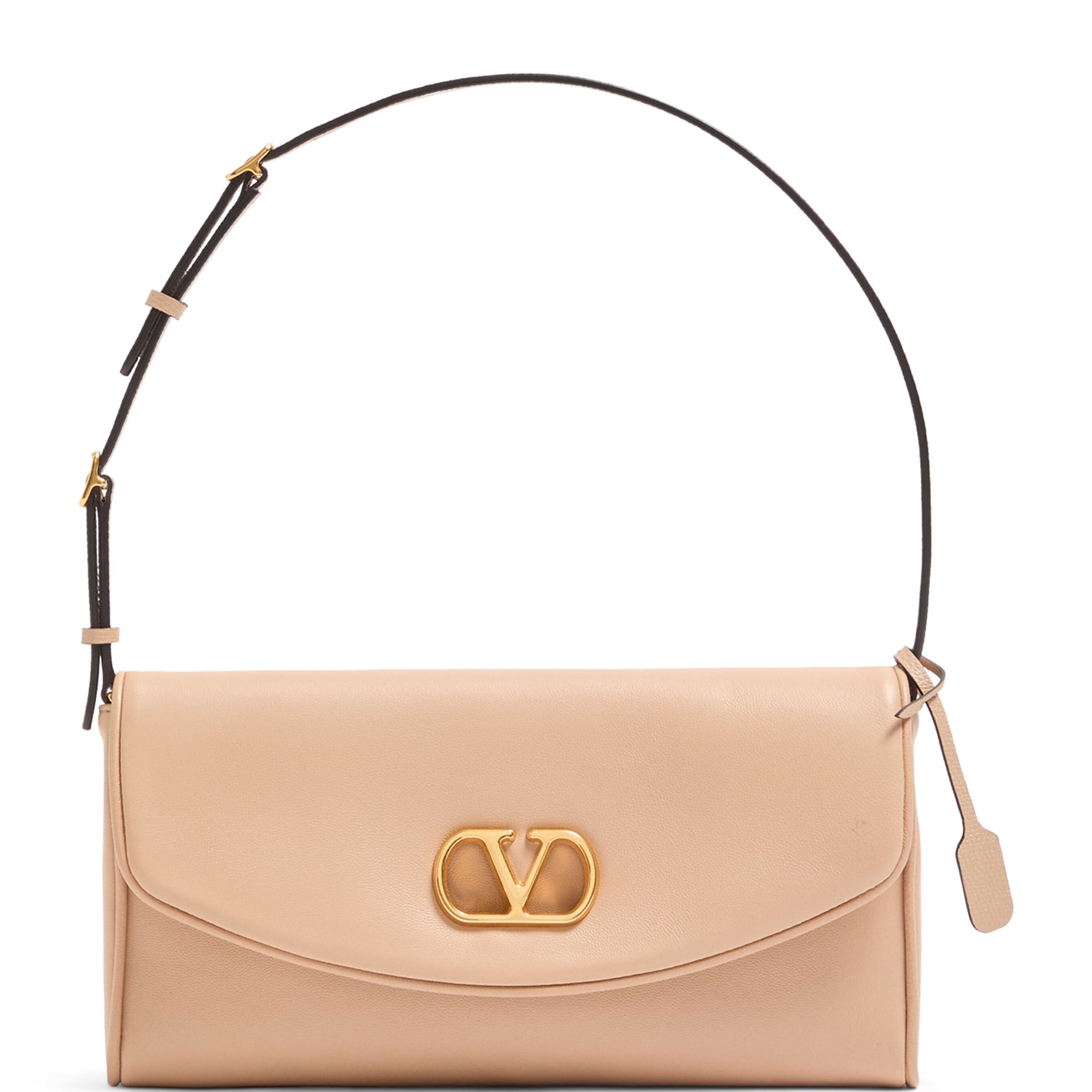 Small Leather DeVain Shoulder Bag