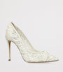 Casadei Lace Julia Pumps 100