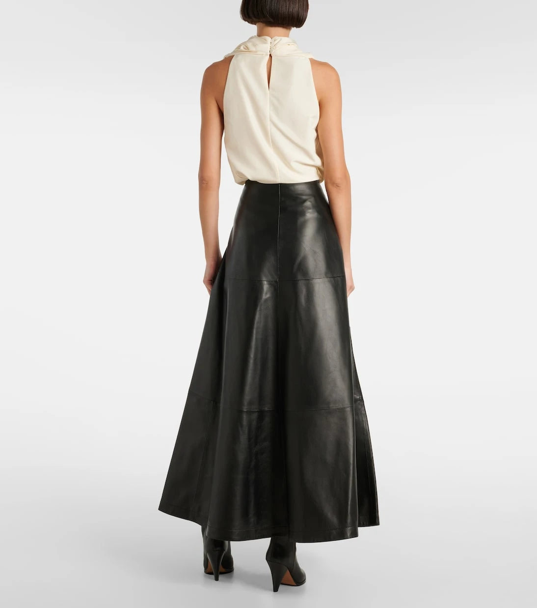 Altuzarra - Varda leather midi skirt