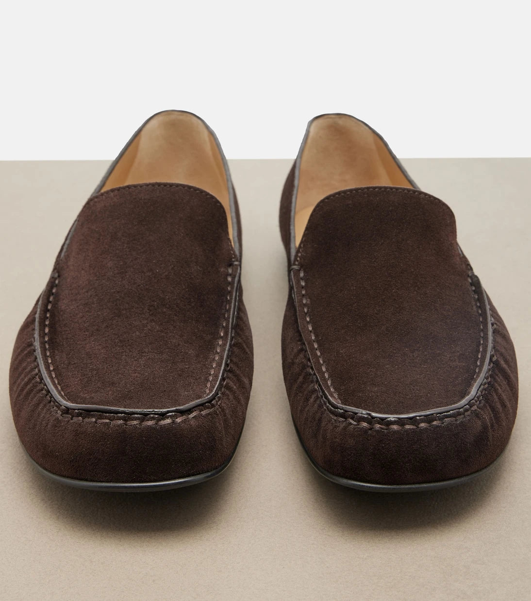 The Row - Leo suede loafers
