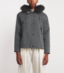 Yves Salomon Waterproof Fur-Trim Parka Coat