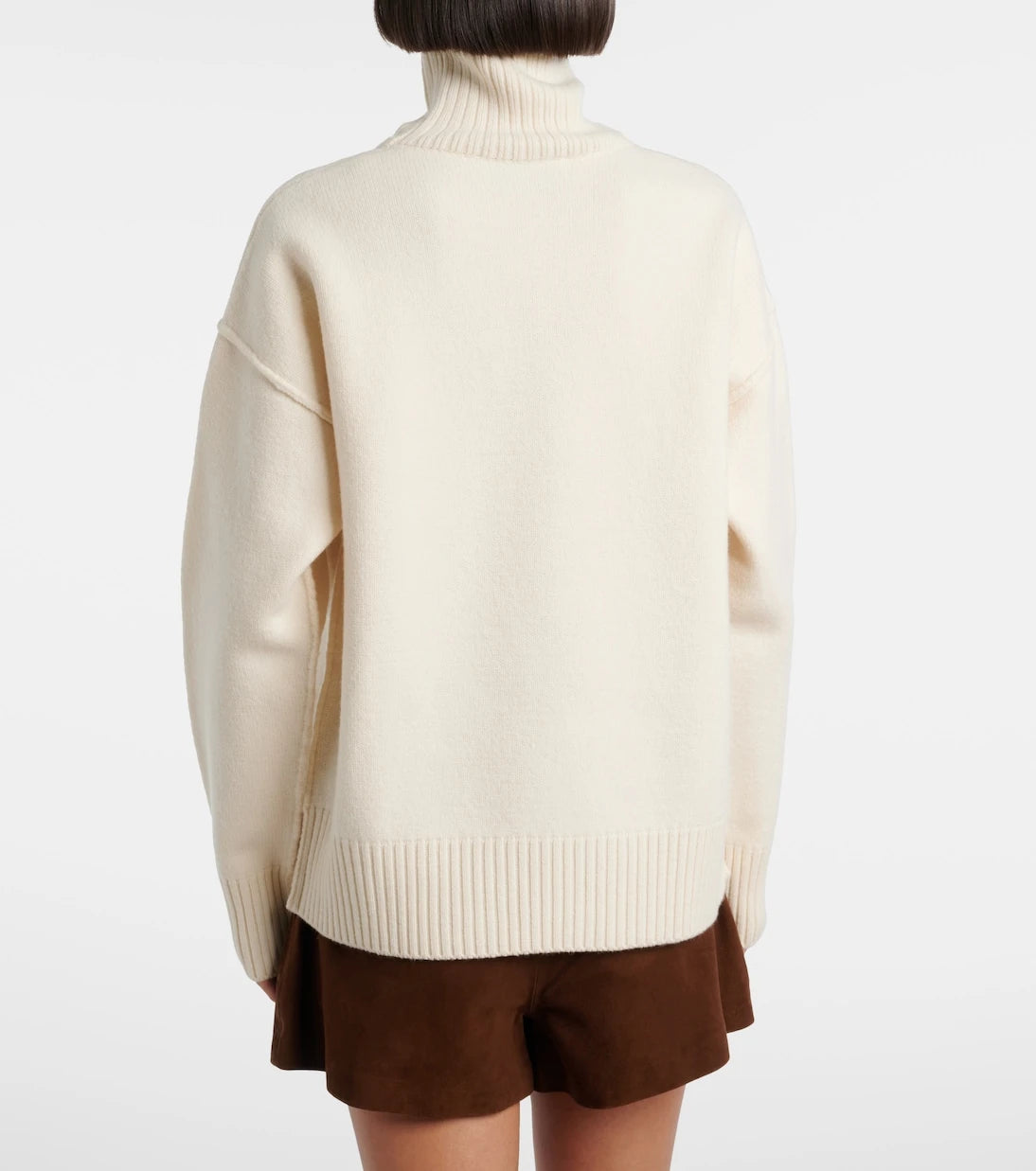 Ami Paris - Ami de Cœur virgin wool turtleneck sweater