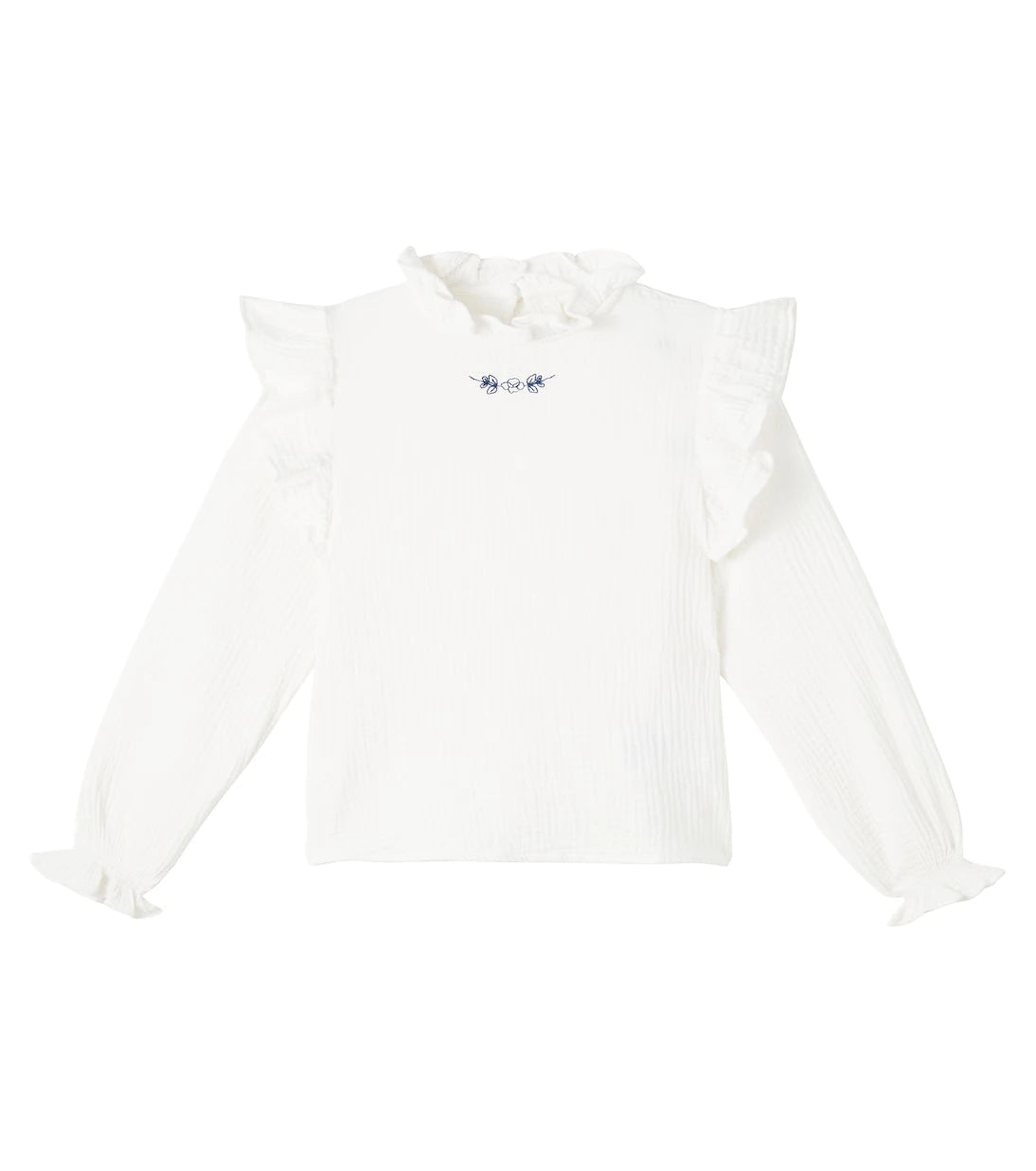 The New Society - Maitea ruffled cotton blouse