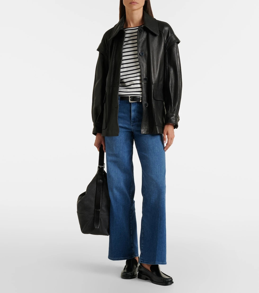 Frame - Le Slim Palazzo wide-leg jeans