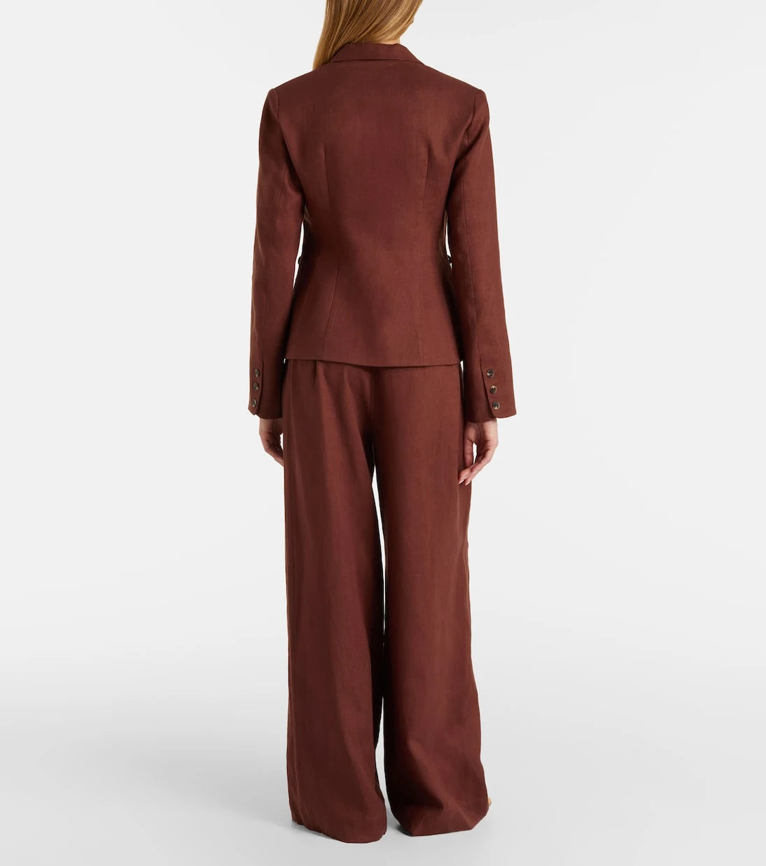 Posse - Parker high-rise linen wide-leg pants