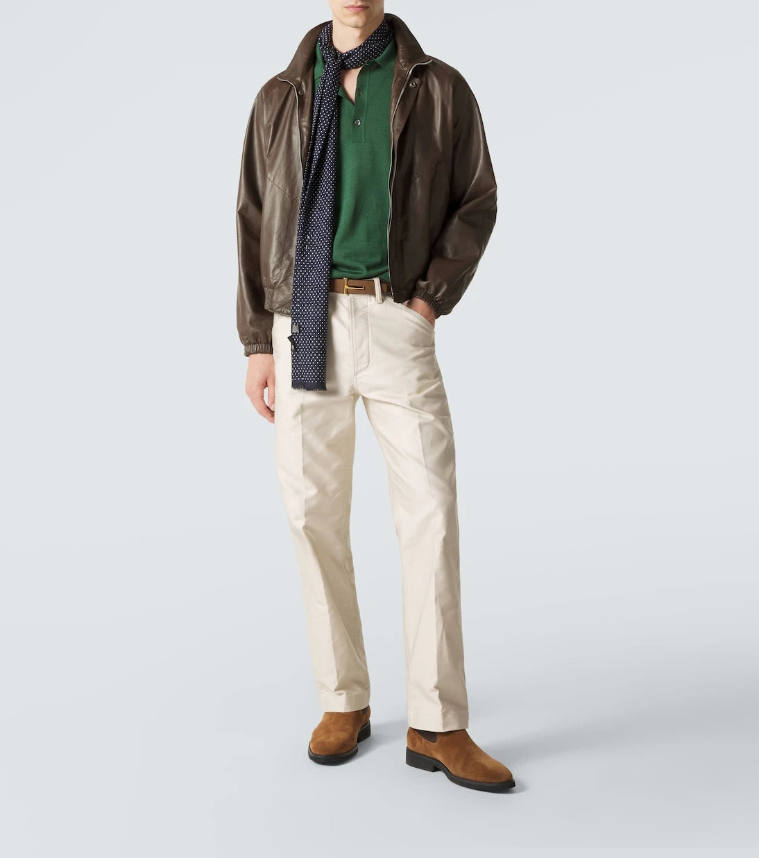 Tom Ford - Leather blouson jacket